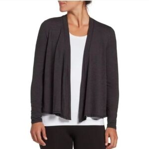 DSG Cardigan 24/7 Wrap Pure Black Heather XS NWT